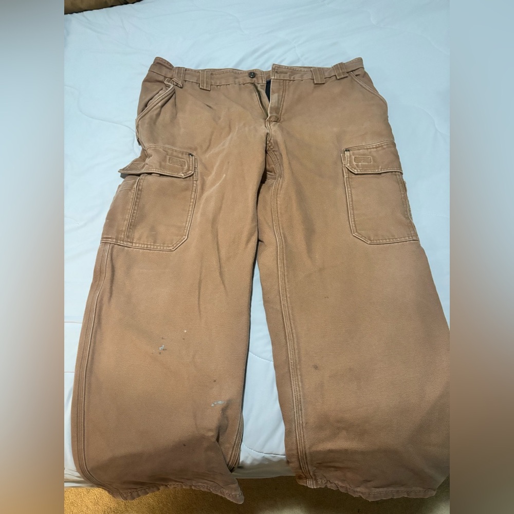Duluth Trading Co Fire Hose Cargo Pants - FLEECE LINED